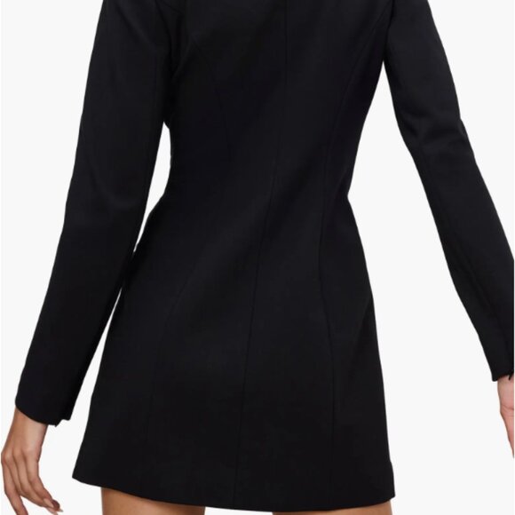 GOOD AMERICAN Luxe Suiting Exec Long Sleeve Blazer Minidress (3XL) New With Tags - Picture 5 of 5